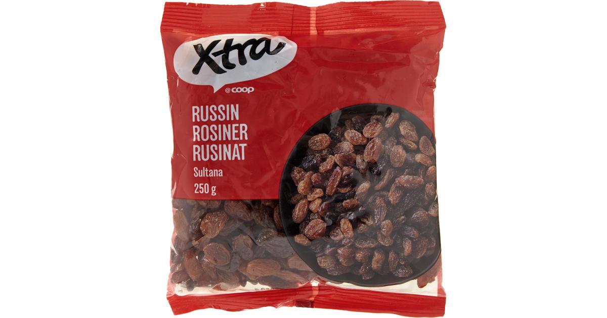 Xtra rusinat 250 g | S-kaupat ruoan verkkokauppa