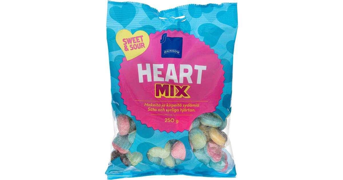 Rainbow Heart Mix makeispussi 250 g | S-kaupat ruoan verkkokauppa