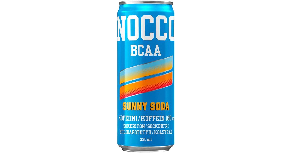 330ml NOCCO BCAA Sunny Soda, hiilihapotettu energiajuoma | S-kaupat ruoan  verkkokauppa