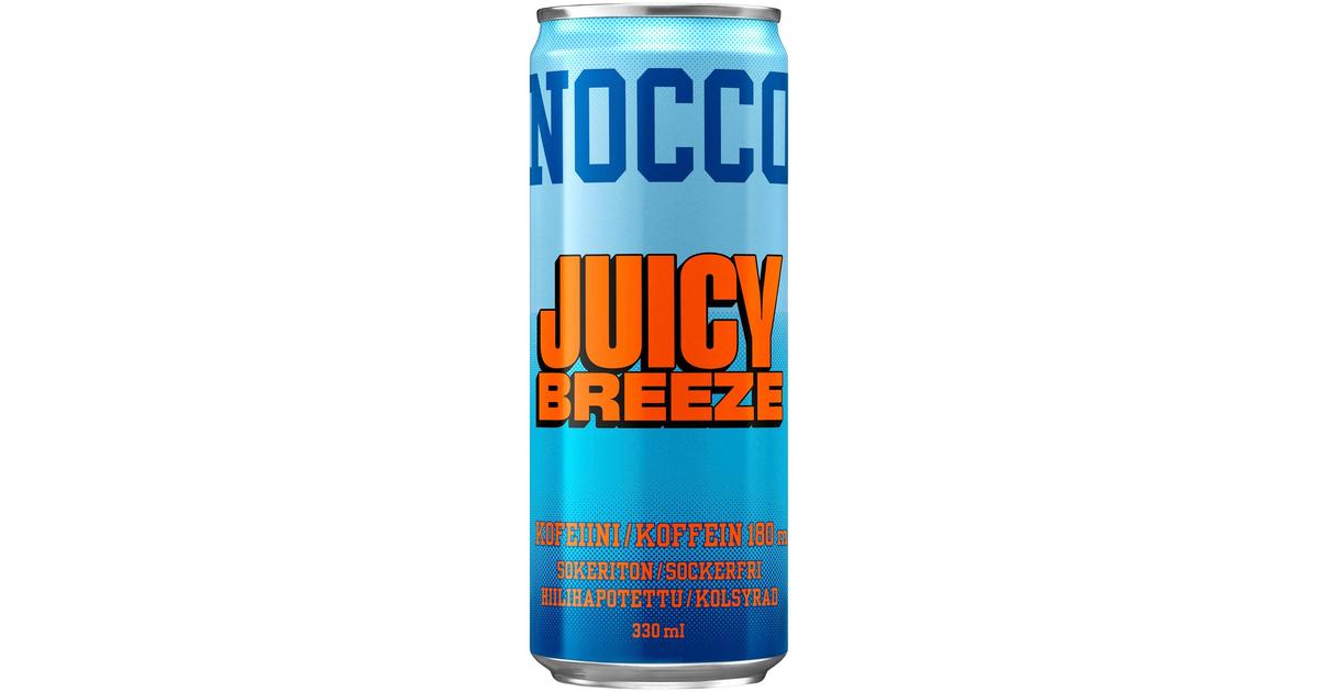 330ml NOCCO Juicy Breeze | S-kaupat ruoan verkkokauppa