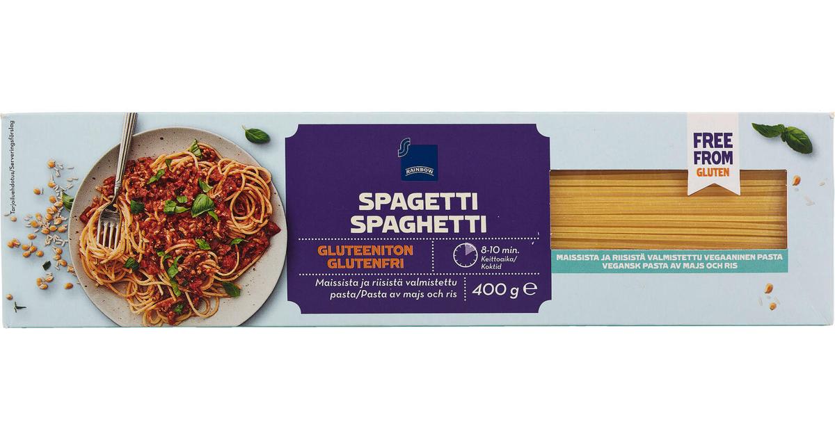 Rainbow spagetti Gluteeniton 400g | S-kaupat ruoan verkkokauppa