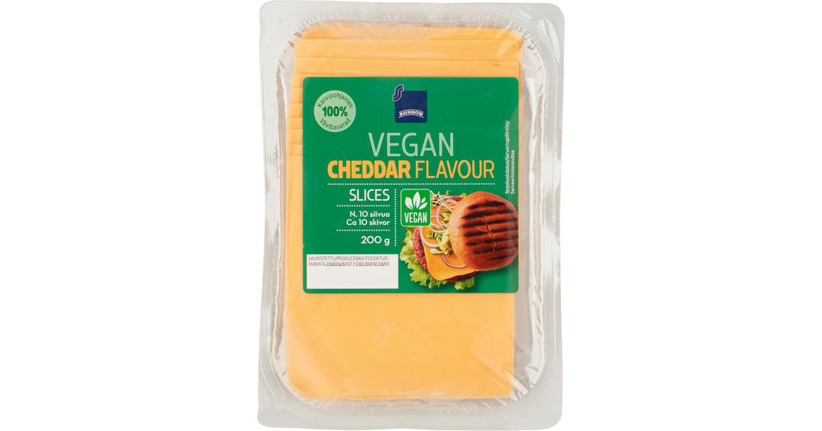 Rainbow Vegan Cheddar flavour viipaleet 200g | S-kaupat ruoan verkkokauppa