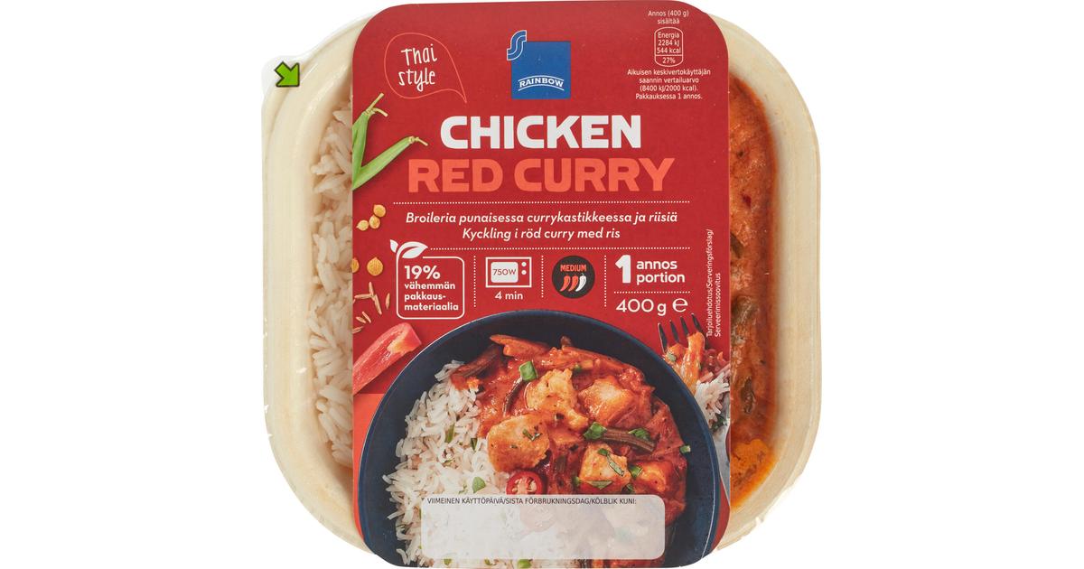 Rainbow Chicken Red Curry 400g | S-kaupat ruoan verkkokauppa