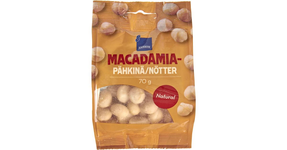 Rainbow macadamiapähkinä 70g | S-kaupat ruoan verkkokauppa