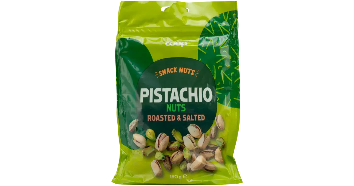 Coop röstitud, soolatud pistaatsiapähklid 150 g | Prisma | alati odavad ...