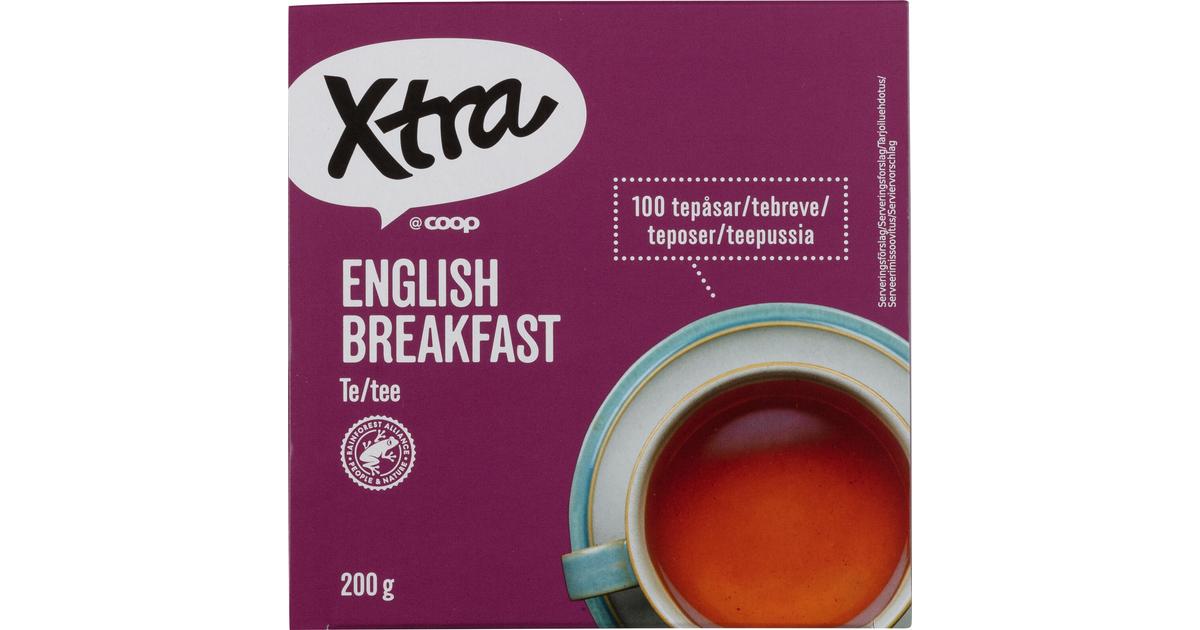 Xtra English Breakfast tee 100 x 2 g | S-kaupat ruoan verkkokauppa