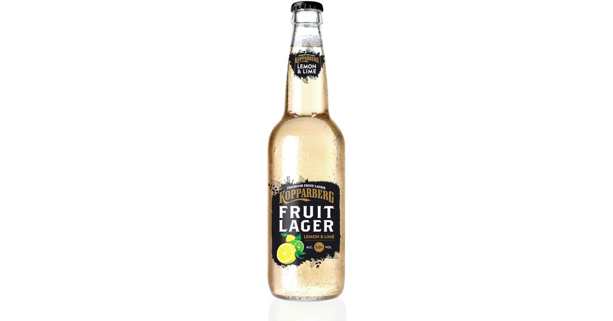 Kopparberg Fruit Lager Lemon & Lime 5,0 lager olut pullo 33cl S