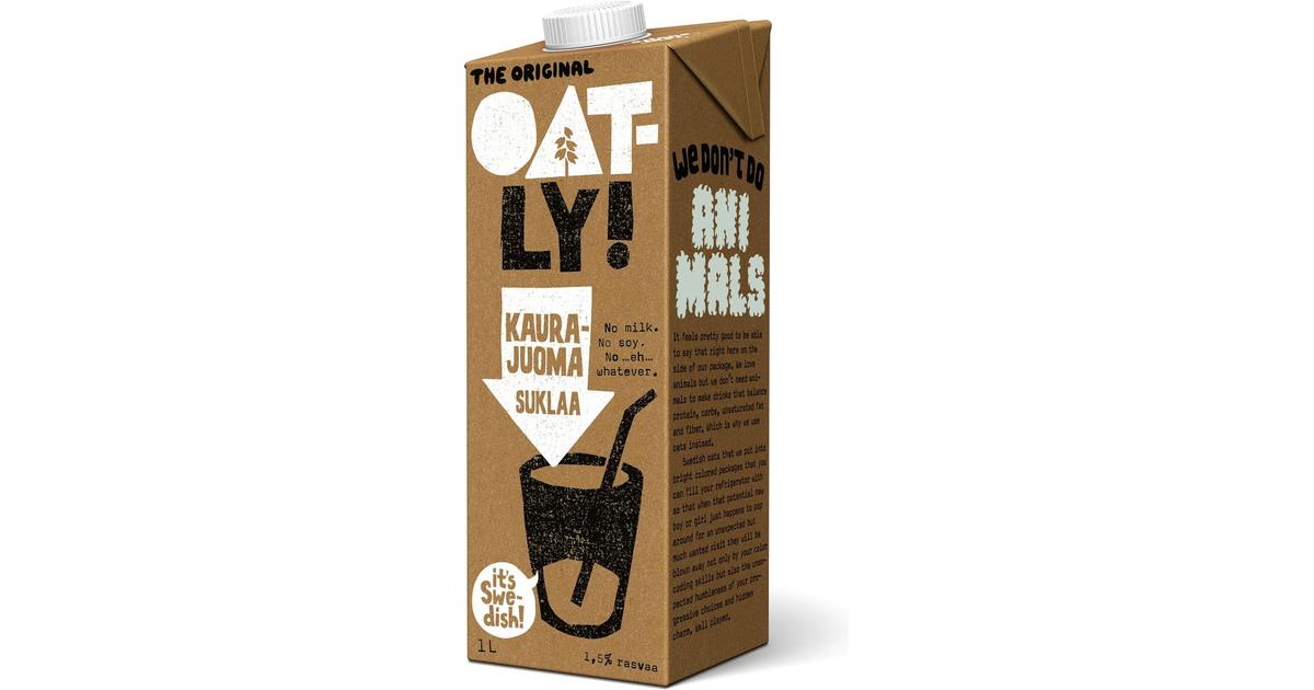 Oatly Kaurajuoma Suklaa 1L | S-kaupat ruoan verkkokauppa