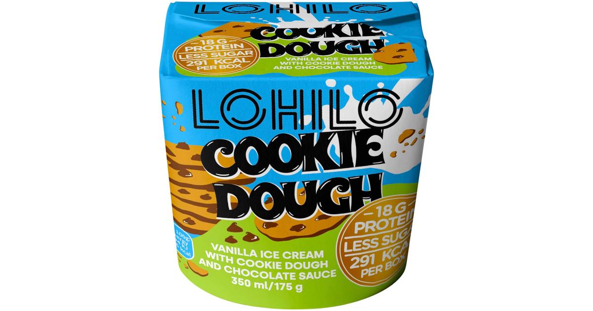 LOHILO Cookie Dough proteiinijäätelö 350ml | S-kaupat ruoan verkkokauppa