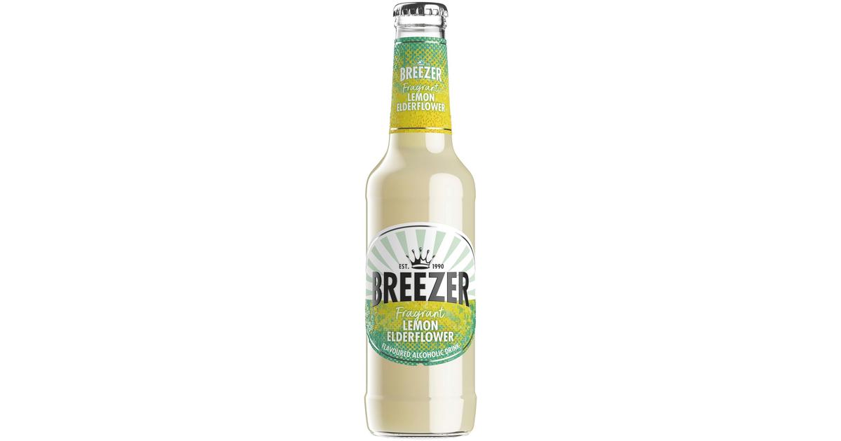 Breezer Lemon Elderflower 4% 0,275l pullo | S-kaupat ruoan verkkokauppa