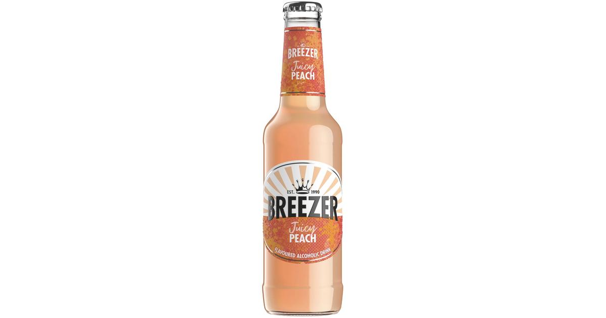 Breezer Persikka maustettu alkoholijuoma 4 % lasipullo 0,275 L | S-kaupat  ruoan verkkokauppa