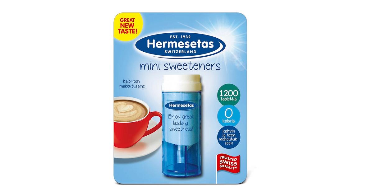 Hermesetas 1200kpl Mini Sweeteners pöytämakeutusainetabletti | S-kaupat  ruoan verkkokauppa