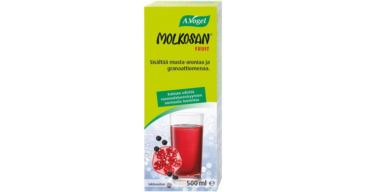 Molkosan® Fruit 500ml maitohappokäytetty heratiiviste | S-kaupat ruoan  verkkokauppa