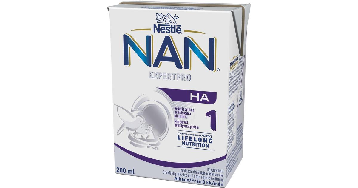 Nestlé Nan 200ml HA 1 maitopohjainen käyttövalmis äidinmaidonkorvike |  S-kaupat ruoan verkkokauppa