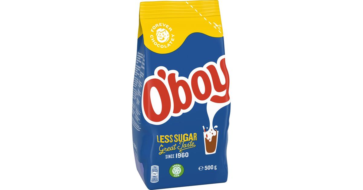 Oboy Less Sugar Kaakaojuomajauhe 500g | S-kaupat ruoan verkkokauppa