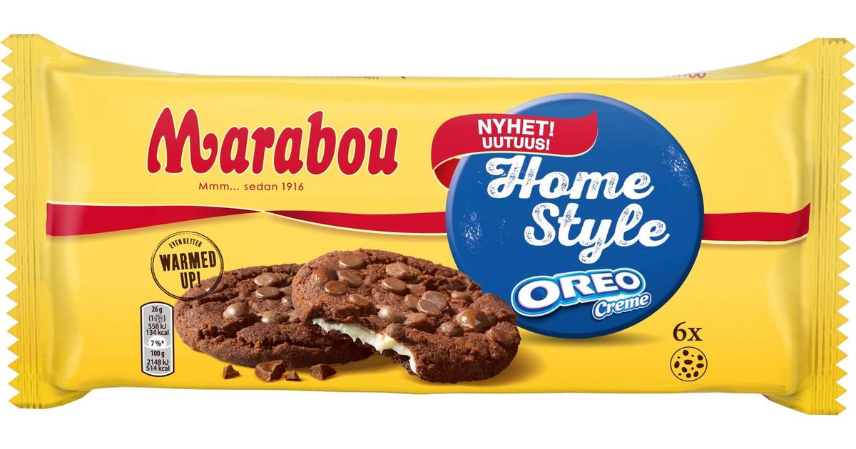 Marabou Home Style Oreo Creme cookies 156g | S-kaupat ruoan verkkokauppa
