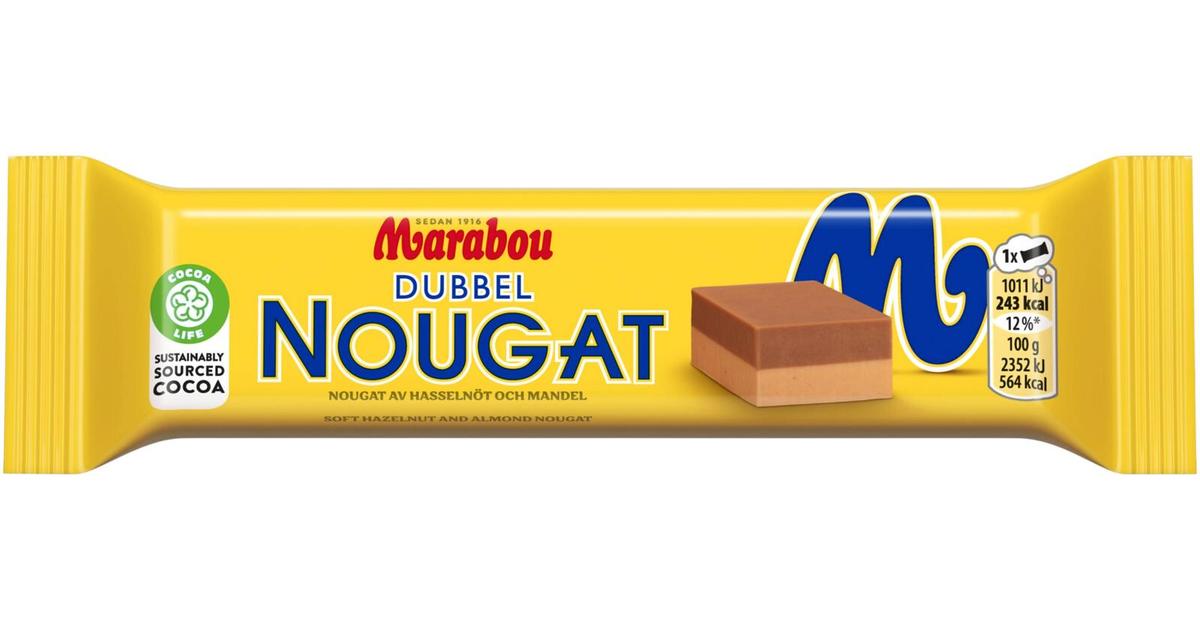 Marabou Dubbel Nougat Suklaapatukka 43g | S-kaupat Ruoan Verkkokauppa