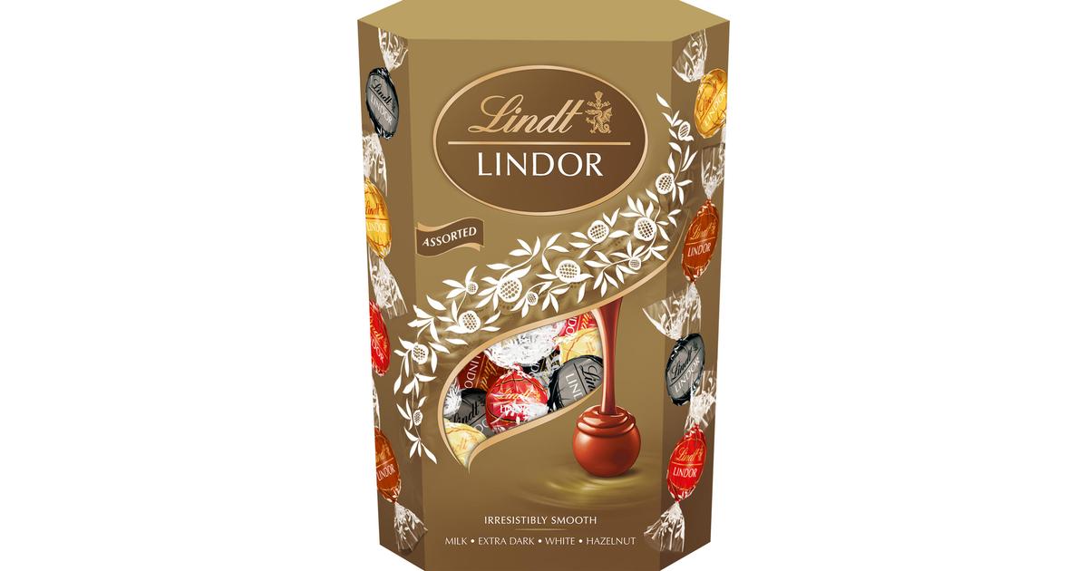 Lindt Lindor Maito valko hasselpähkinä tumma suklaakuula pehmeällä  täytteellä 337g | S-kaupat ruoan verkkokauppa