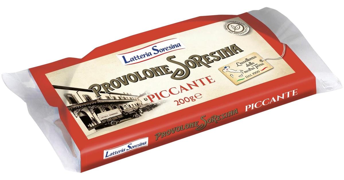 Provolone Piccante 0,2 kg | S-kaupat ruoan verkkokauppa