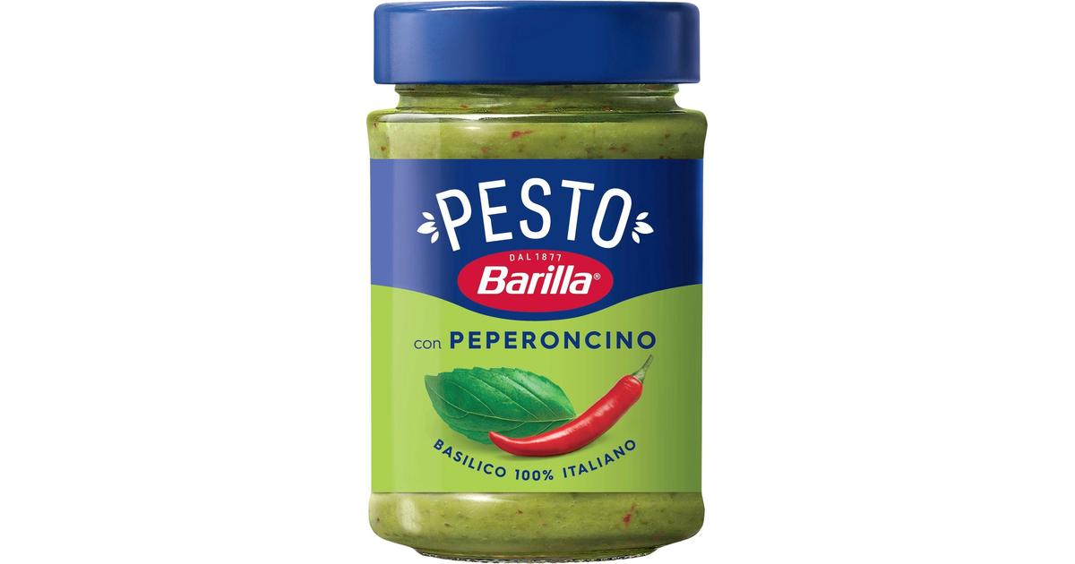 Barilla Pesto Basilico Peperoncino 195g | S-kaupat ruoan verkkokauppa