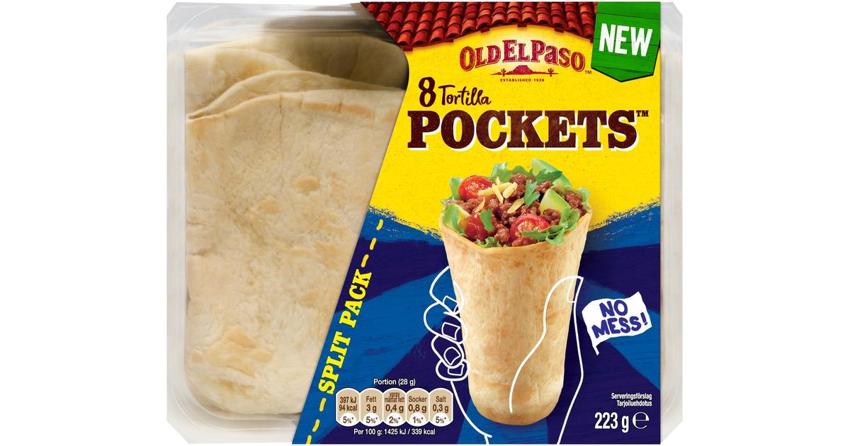 Old El Paso Tortilla pockets 223g | S-kaupat ruoan verkkokauppa