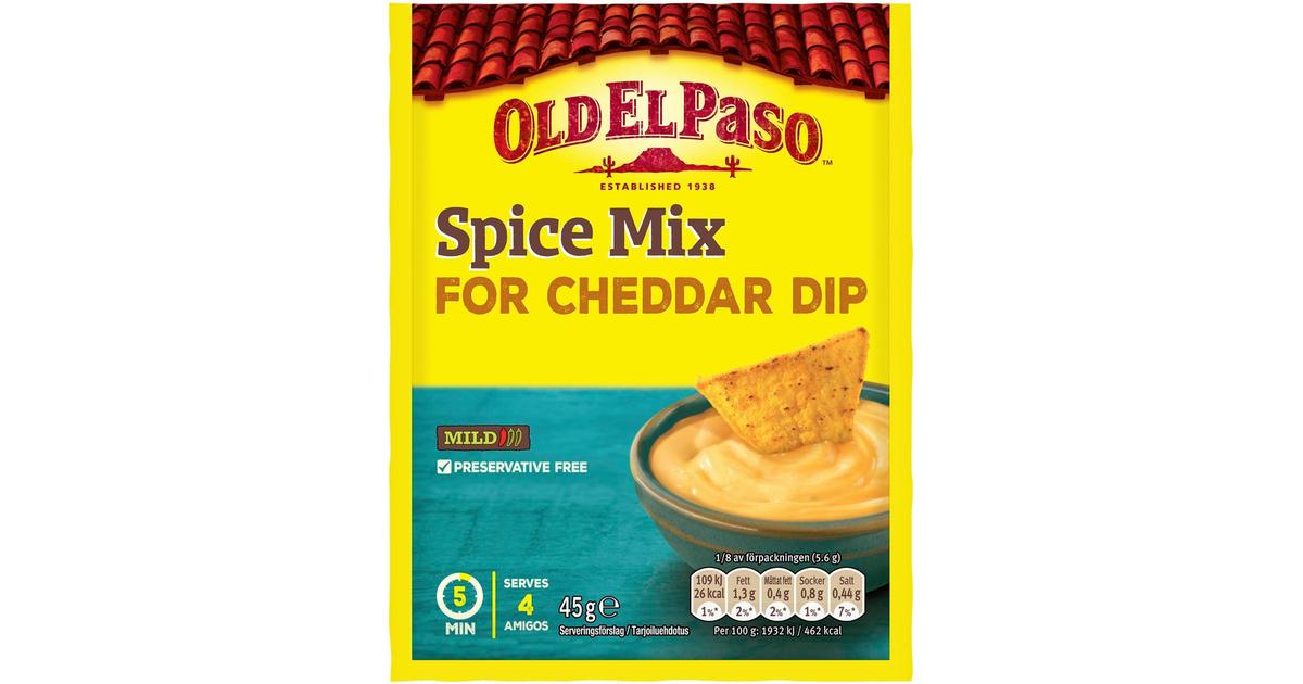 Old El Paso 45g Cheddar Dip Mix | S-kaupat ruoan verkkokauppa