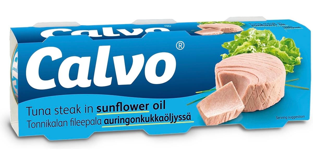 Calvo tonnikala auringonkukkaöljyssä 3x80/52g | S-kaupat ruoan verkkokauppa