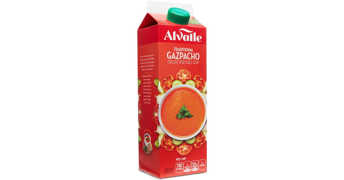 Alvalle Gazpacho Tuorekasviskeitto 1l | S-kaupat ruoan verkkokauppa