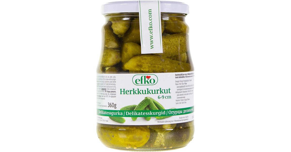 Efko Herkkukurkut kokonainen 670/360g | S-kaupat ruoan verkkokauppa