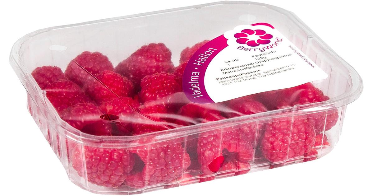 Berry World Vadelmarasia 125g | S-kaupat ruoan verkkokauppa