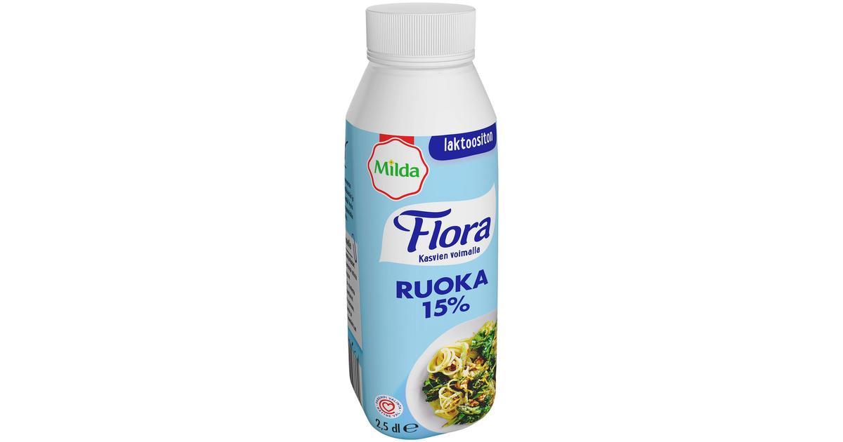 Flora Ruoka 15% laktoositon | S-kaupat ruoan verkkokauppa