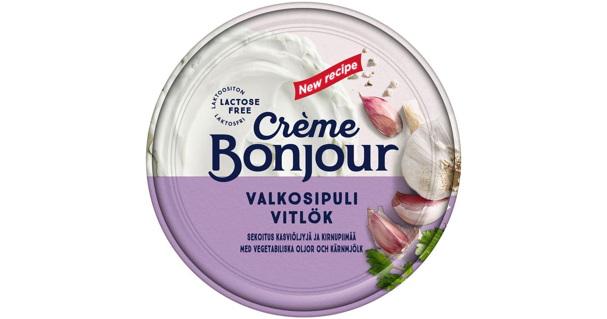 Crème Bonjour 200g Valkosipuli tuorejuusto laktoositon | S-kaupat ruoan  verkkokauppa