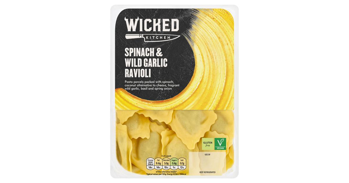 Wicked Kitchen - Asparagus&Peppercorn Ravioli 250g | S-kaupat ruoan  verkkokauppa