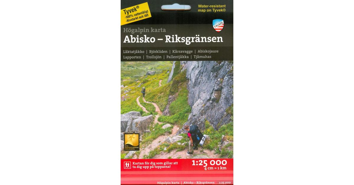 Abisko-Riksgränsen -vuoristokartta | S-kaupat ruoan verkkokauppa