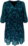 Green Floral AOP