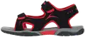 black red