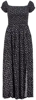 7697 black flower