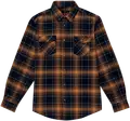 Rusty orange-blue-yellow check