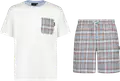 White/blue