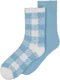 Blue/off white