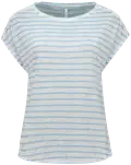 offwhite/pearl blue stripe