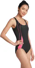 Black with Pink