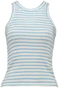 offwhite/pearl blue stripe