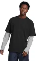 Black/grey mel