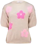 beige/pink flower