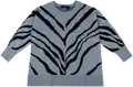 Grey intarsia