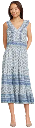 Blue/white aop