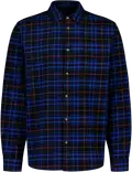 Dark blue check