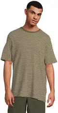 D.green striped