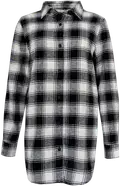 black/ white check